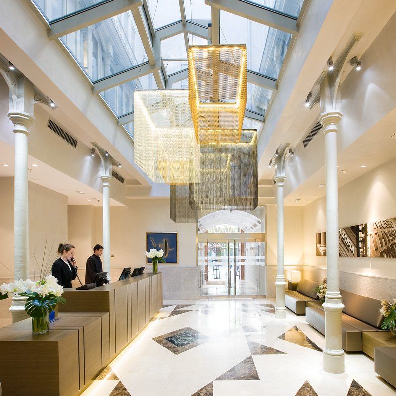 Nh Collection Madrid Palacio De Tepa Exterior photo The lobby of the hotel